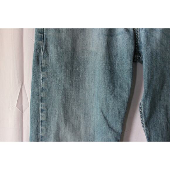 LEVIS 505 Men Jeans Size 34x34 Blue/Straight Leg/medium wash denim *Nice - Picture 5 of 10